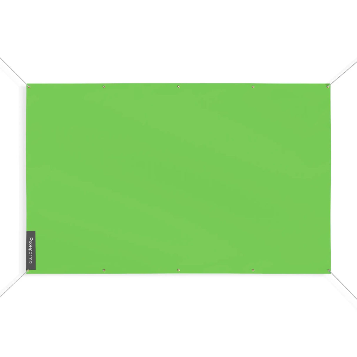 Drapeau vert france polyester résistant aux intempéries