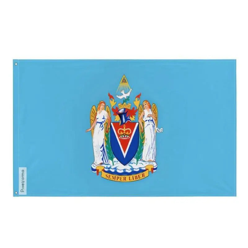 Drapeau victoria colombie-britannique polyester œillets