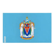 Drapeau victoria colombie-britannique polyester œillets