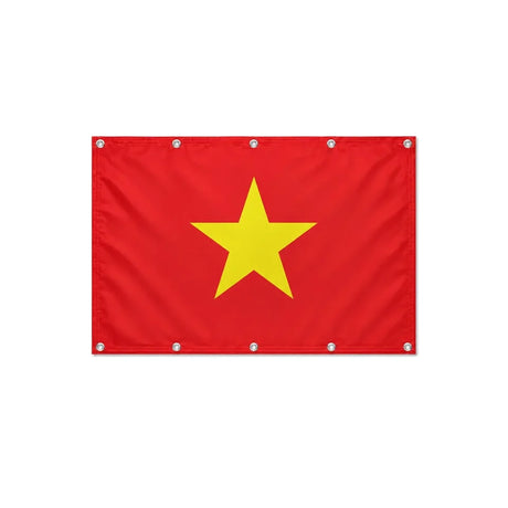 Drapeau du Viêt Nam format S en polyester avec dix œillets