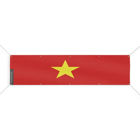 Drapeau viêt nam polyester résistant aux intempéries