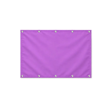 Drapeau Violet Clair format S en polyester avec dix œillets