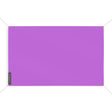 Drapeau violet clair en polyester résistant usage extérieur