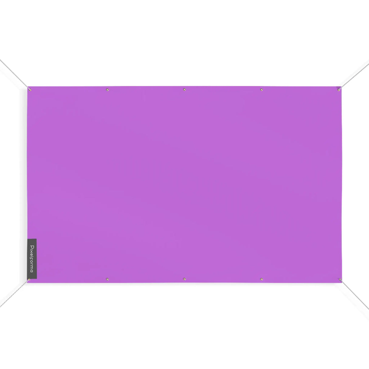 Drapeau violet clair en polyester résistant usage extérieur