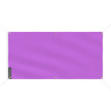 Drapeau violet clair france en polyester résistant œillets