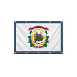 Drapeau de la Virginie-Occidentale format S en polyester avec dix œillets