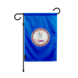Drapeau virginie polyester résistant format horizontal coloré