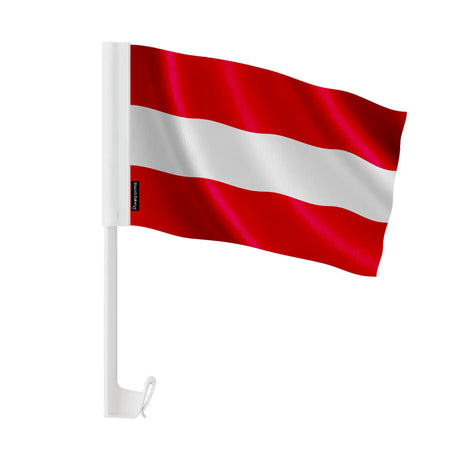 Drapeau voiture autriche polyester fixation fenêtre solide