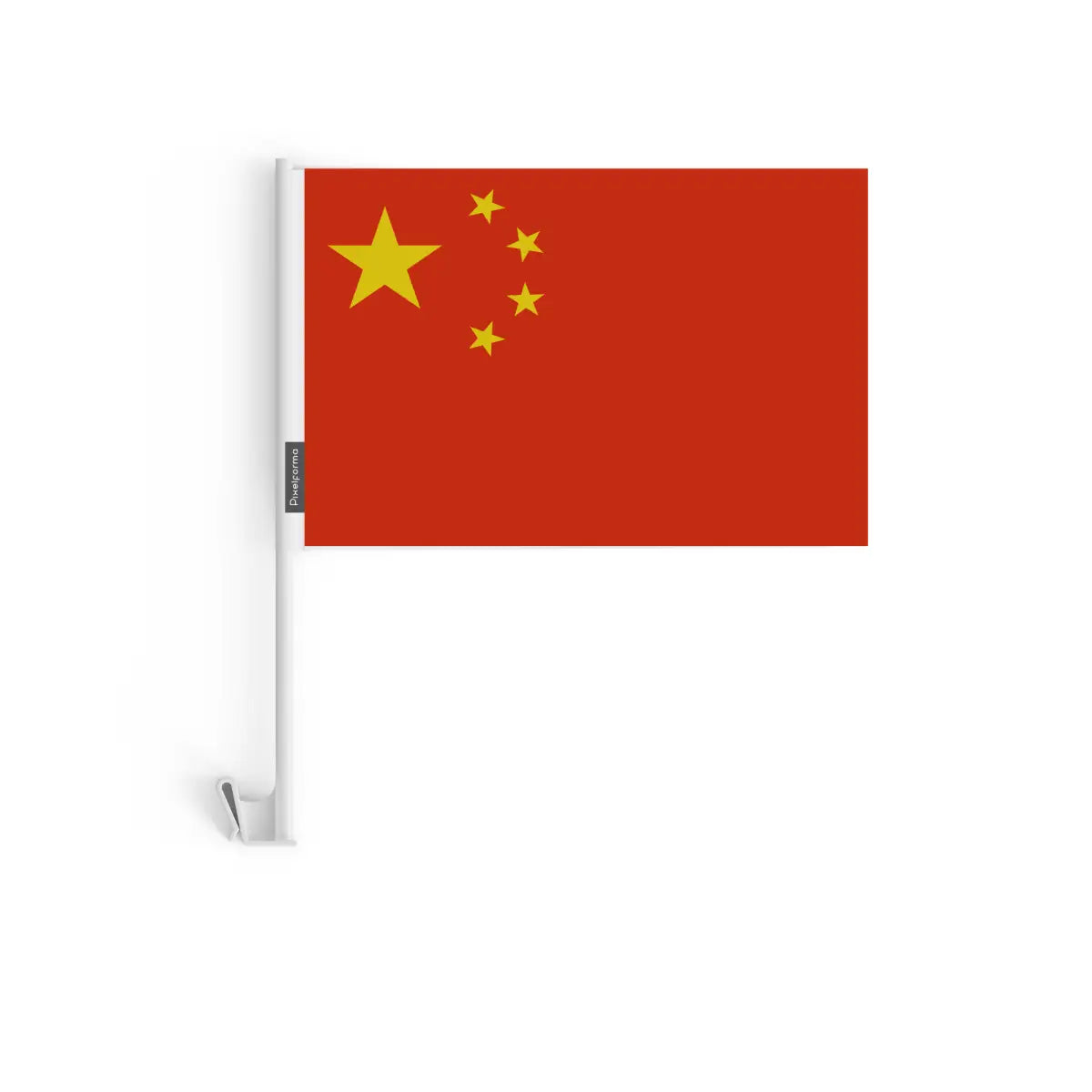 Drapeau voiture chine en polyester - pixelforma