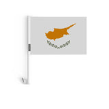 Drapeau voiture chypre en polyester - pixelforma
