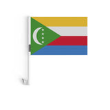 Drapeau Voiture Comores en Polyester - Pixelforma 