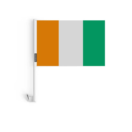 Drapeau Voiture Côte d'Ivoire en Polyester - Pixelforma 