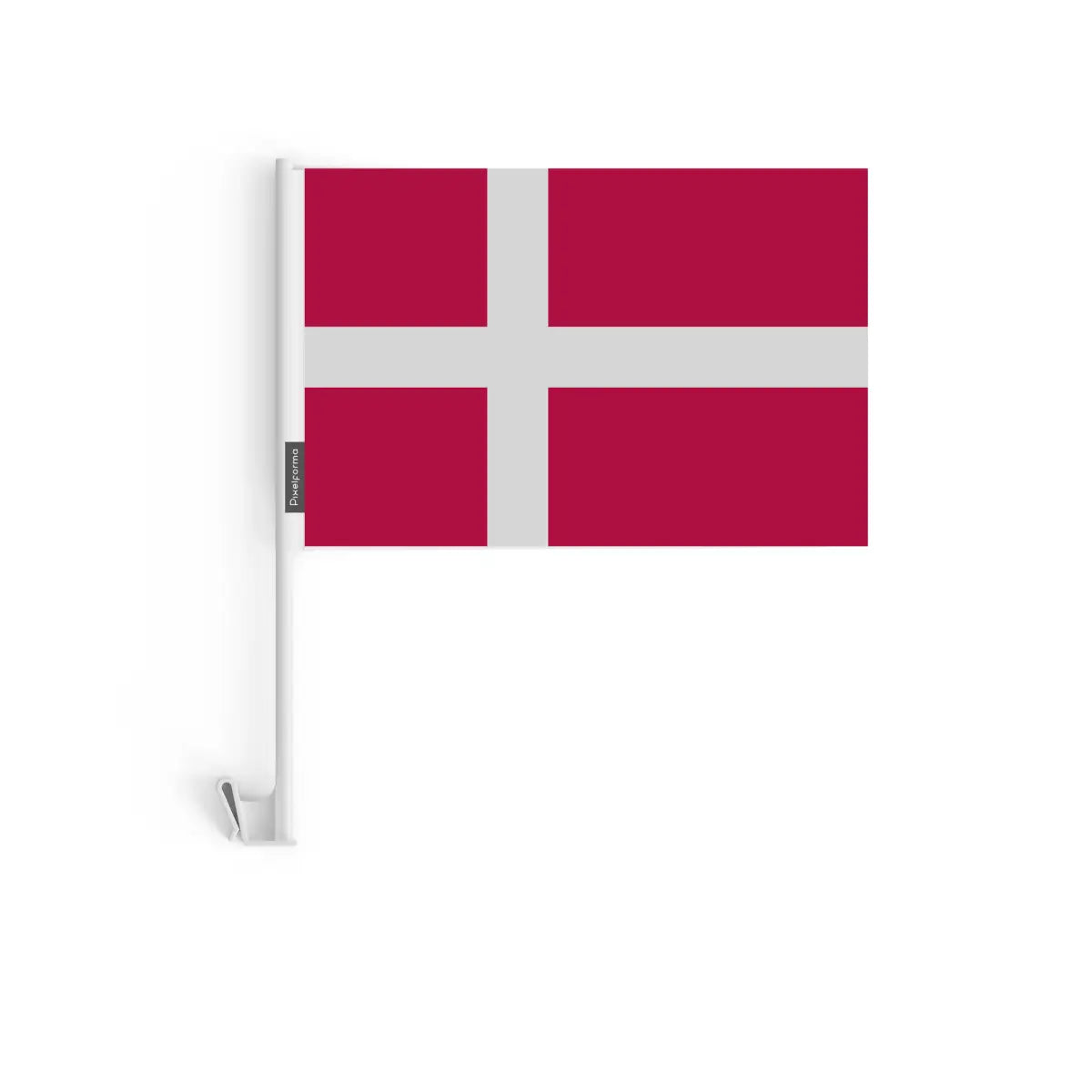 Drapeau Voiture Danemark en Polyester - Pixelforma 