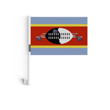 Drapeau Voiture Eswatini en Polyester - Pixelforma 