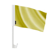 Drapeau voiture france en polyester jaune fixation fenêtre