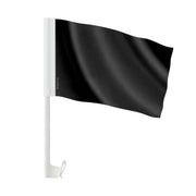 Drapeau voiture france polyester fixation vitre latérale noir