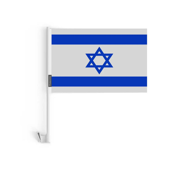 Drapeau Voiture Israël en Polyester - Pixelforma 