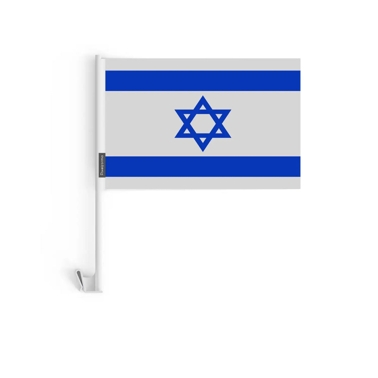 Drapeau voiture israël en polyester - pixelforma
