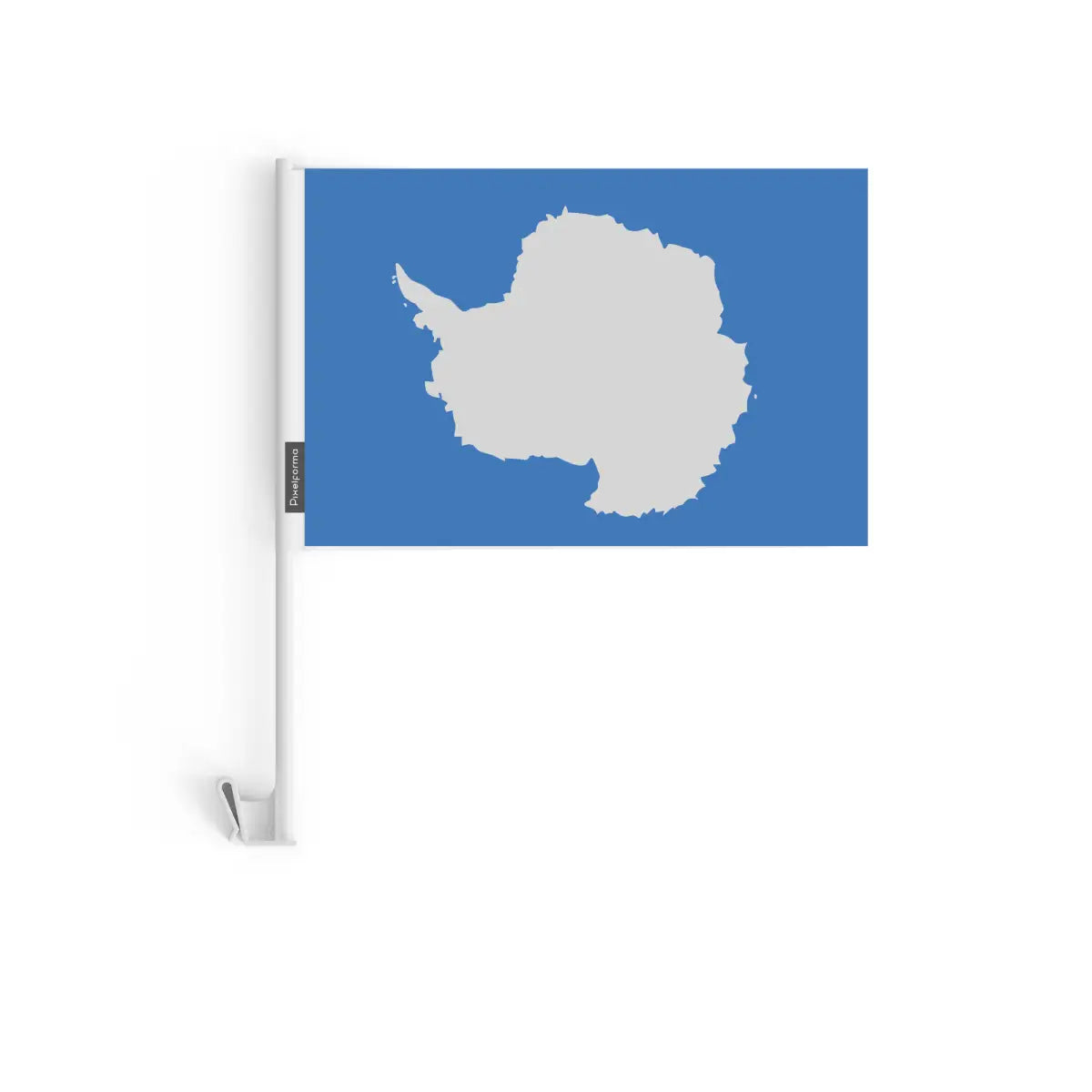 Drapeau voiture l’antarctique en polyester - pixelforma