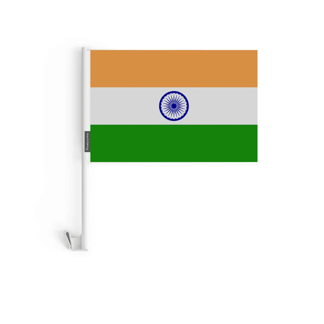 Drapeau Voiture l'Inde en Polyester - Pixelforma 