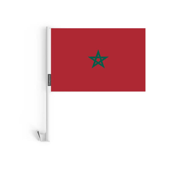 Drapeau Voiture Maroc en Polyester - Pixelforma 