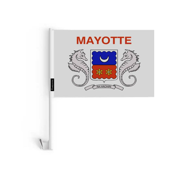 Drapeau Voiture Mayotte en Polyester - Pixelforma 