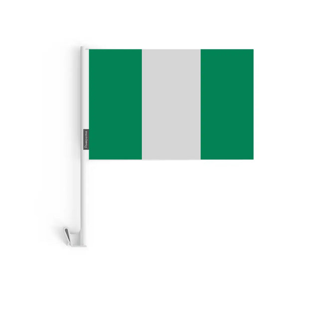 Drapeau Voiture Nigeria en Polyester - Pixelforma 