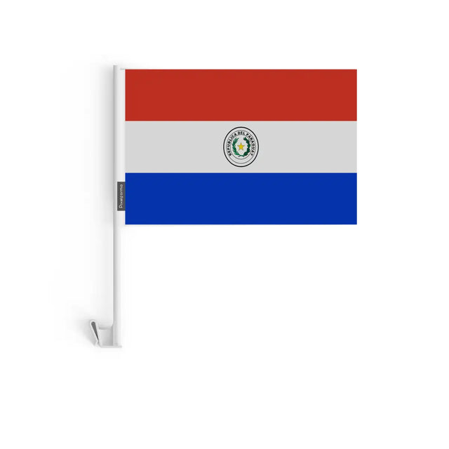 Drapeau voiture paraguay en polyester - pixelforma