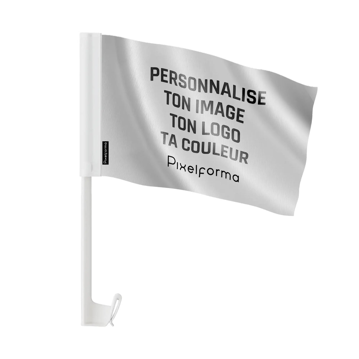 Drapeau voiture france en polyester résistant aux intempéries
