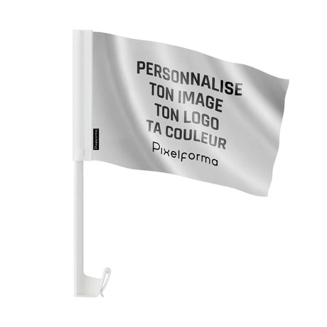 Drapeau voiture france en polyester résistant aux intempéries
