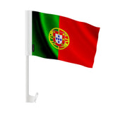 Drapeau voiture portugal polyester fixation sur fenêtre
