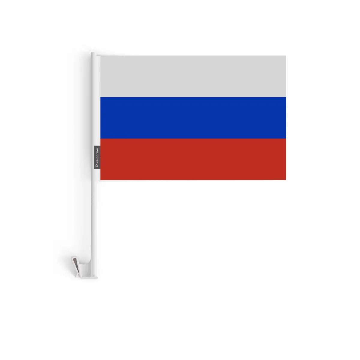 Drapeau voiture russie en polyester - pixelforma