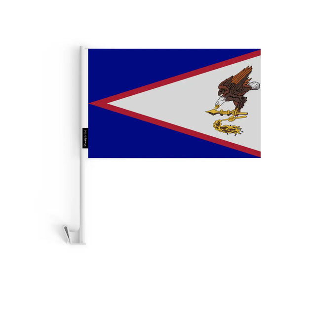 Drapeau Voiture Samoa américaines en Polyester - Pixelforma 