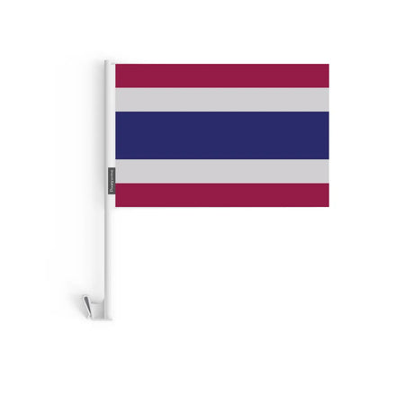 Drapeau voiture thaïlande en polyester - pixelforma
