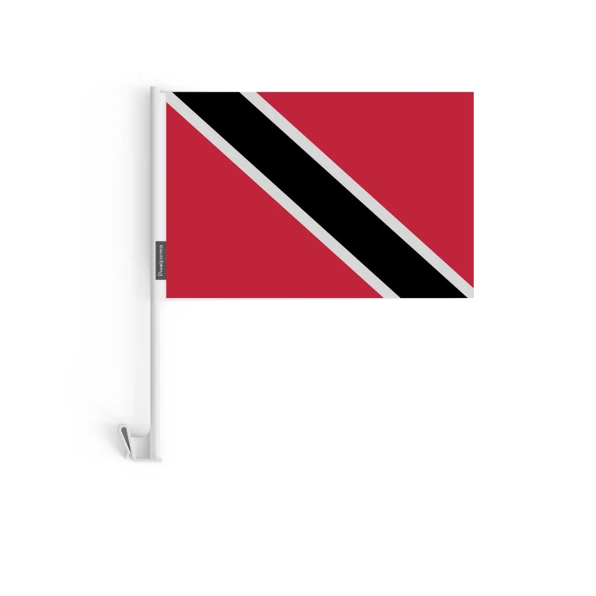 Drapeau Voiture Trinité-et-Tobago en Polyester - Pixelforma 