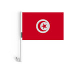 Drapeau Voiture Tunisie en Polyester - Pixelforma 