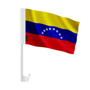 Drapeau voiture venezuela polyester fixation sur fenêtre