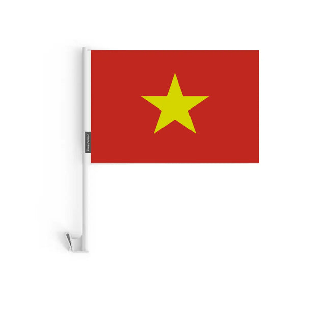 Drapeau Voiture Viêt Nam en Polyester - Pixelforma 