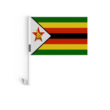 Drapeau Voiture Zimbabwe en Polyester - Pixelforma 