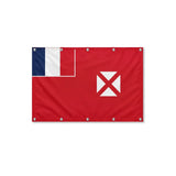 Drapeau de Wallis-et-Futuna format S en polyester avec dix œillets