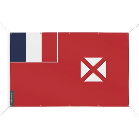 Drapeau wallis-et-futuna polyester résistant œillets