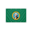 Drapeau Washington format S en polyester avec dix œillets