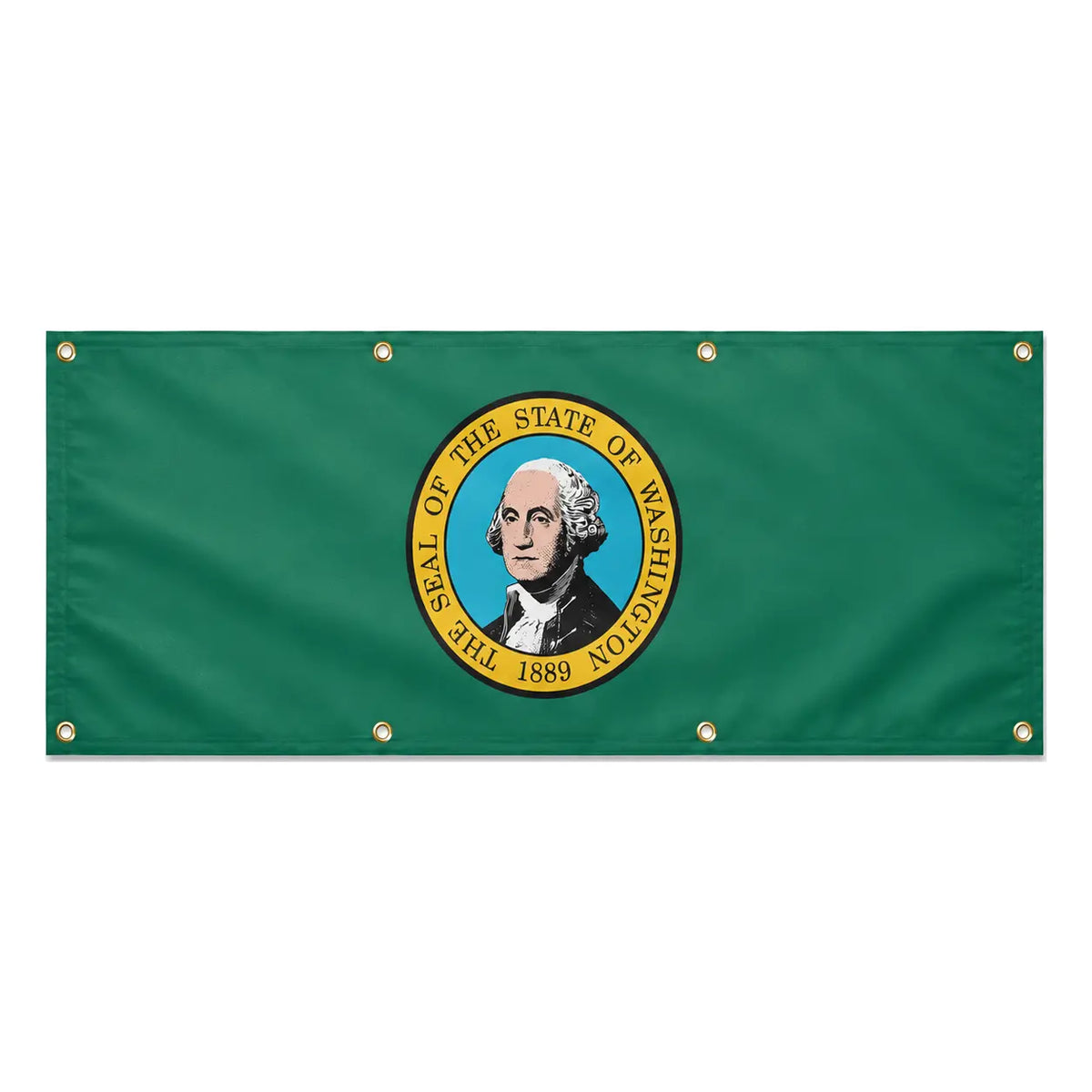 Drapeau washington polyester résistant aux intempéries