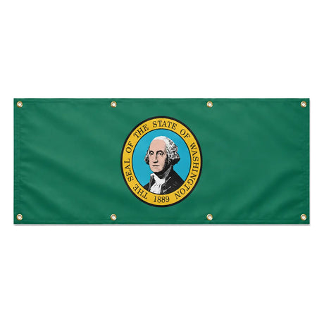Drapeau washington polyester résistant aux intempéries