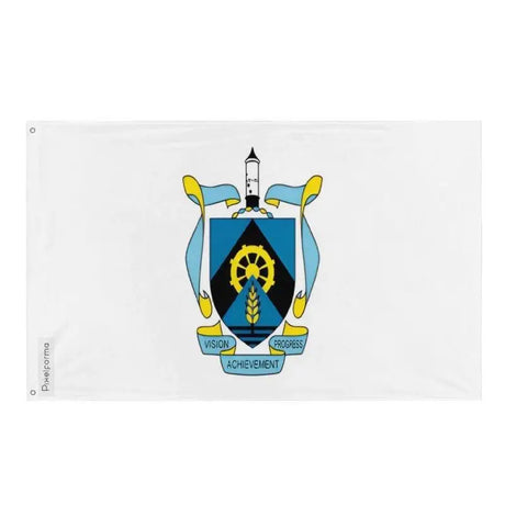 Drapeau weyburn polyester résistant avec œillets à gauche