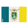 Drapeau yellowknife polyester résistant œillets à gauche