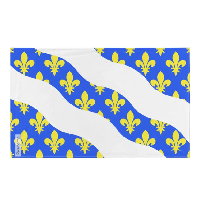 Drapeau yvelines plusieurs tailles en polyester - pixelforma