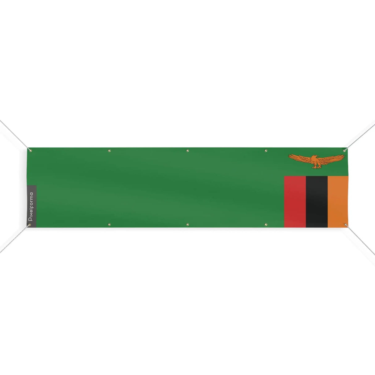Drapeau zambie polyester résistant aux intempéries 10 œillets