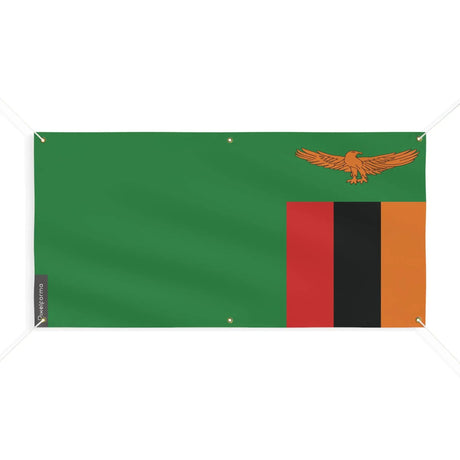 Drapeau zambie polyester résistant pour usage extérieur