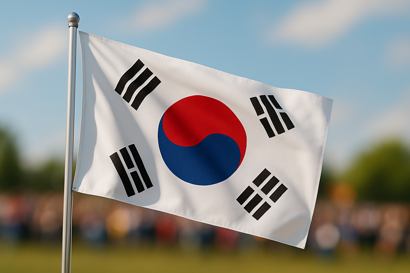 drapeau de la Corée du Sud